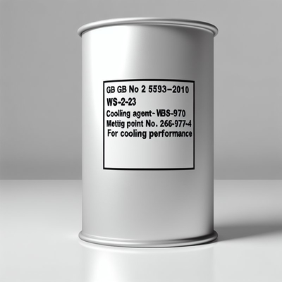 GB No GB 25593-2010 WS-23 Cooling Agent Einecs No 256-974-4 Melting Point -9.5°C for Cooling Performance