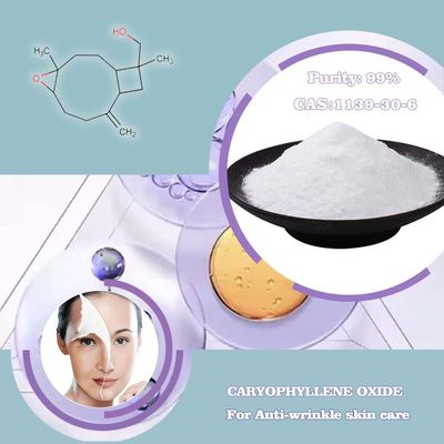 99% Pure Caryophyllene Oxide White Powder Soluble in Water for Flavor & Fragrance and medicine