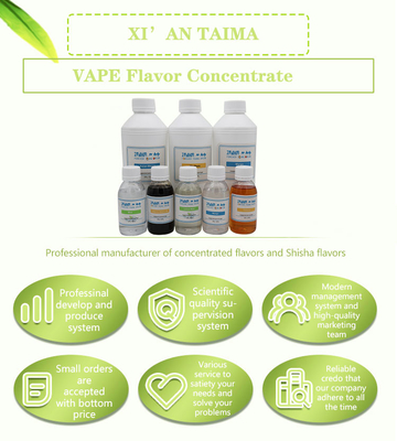 100% Pure Aroma E Liquid Fruit Flavor Concentrates For Zero Nicotine