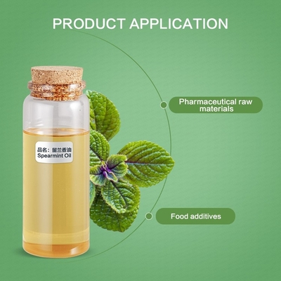 Пищевые органические добавки 100% эфирное масло мяты колосовой (Spearmint) HPLC