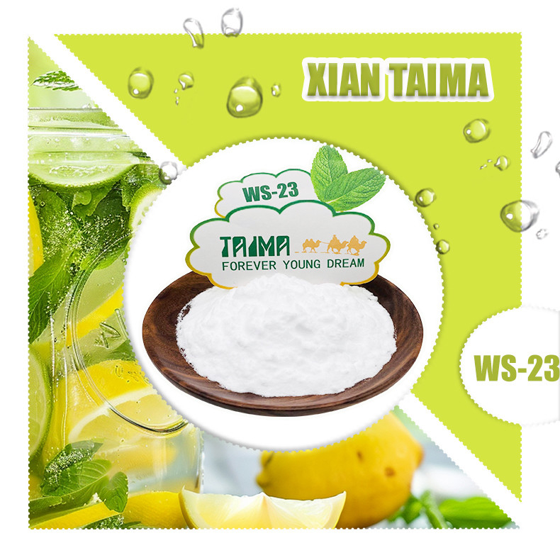 Продукт охлаждения пищевого качества WS-23 производитель, усилитель вкуса, охлаждающий и укрепляющий агент типа мяты, бесплатный образец, минимальное количество партии 1 кг