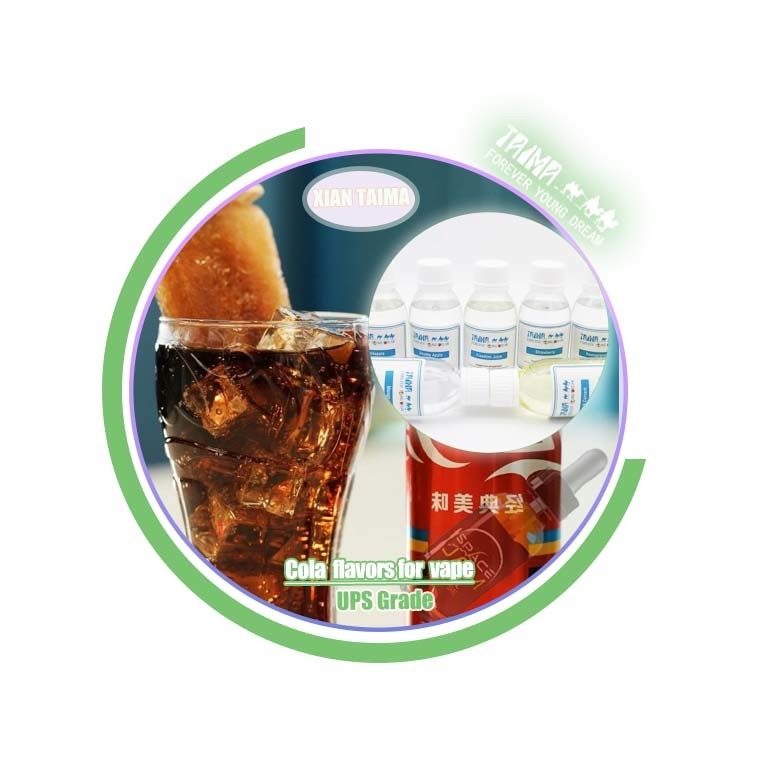 Сырье для колы Taima: концентрат Coca-Cola, ароматизаторы, как для пищевых напитков, так и для жидкостей для электронных сигарет