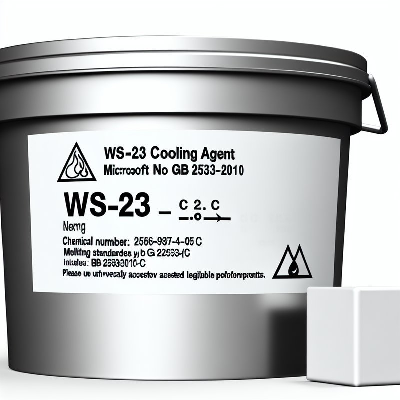 GB No GB 25593-2010 WS-23 Cooling Agent Einecs No 256-974-4 Melting Point -9.5°C for Cooling Performance